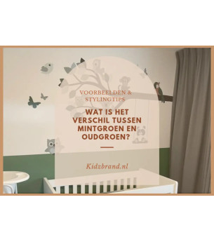 Mintgroen of oudgroen voor de babykamer? Verschil & tips 